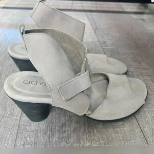 Arche Women's 'Fuebus' Leather Dress Sandal Size 10 LIKE NEW